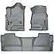Husky Liners Front Floor Liners Fits 14-18 Silverado/Sierra 1500, 15-19 Silverado/Sierra 2500/3500 Standard Cab
