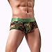 NEARTIME Men's Underwear, Classic Briefs Man Flower Print Boxer Under Wear Full Briefs