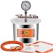 BACOENG 1.5 Gallon Stainless Steel Vacuum Chamber Silicone Kit for Degassing Resins, Silicone and Epoxies primary