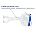 Whale An-ti Fog Dive Mask Scuba Diving Goggles,Waterproof and Quick Adjustable Snorkeling Masks for Men & Women-Blue