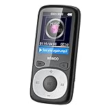 Wiwoo 8GB MP3/MP4 Player With FM Radio/Voice Recorder, With Independent Lock & Volume Control,Expandable Up to 64GB,Long playing time(Black)