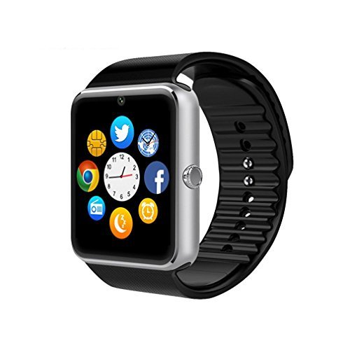 Bluetooth Smart Watch Phone with SIM Card Slot/Camera/Pedometer for