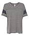 Alternative Women's Powder Puff Tee, Eco Grey/Eco True Navy, Large