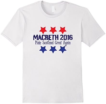 Men's Macbeth 2016 - funny tshirt Large White