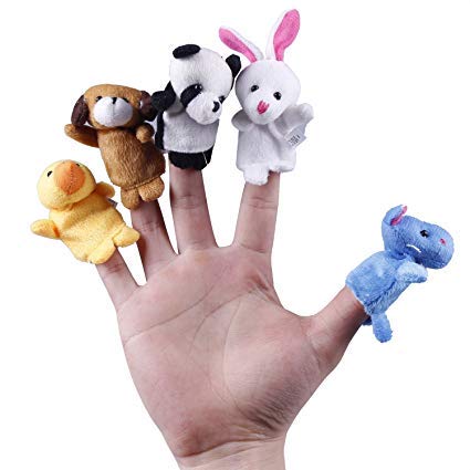 1 MOLECOLE+22pcs+Animal+Finger+Puppets