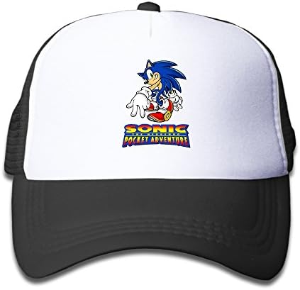 Yotopola99 Kids Sonic The Hedgehog Baseball Caps Mesh Cap Black