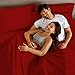 Bare Home Queen Sheet Set - Luxury 1800 Ultra-Soft Microfiber Queen Bed Sheets - Double Brushed - Deep Pockets - Easy Fit - 4 Piece Set - Bedding Sheets & Pillowcases (Queen, Red)
