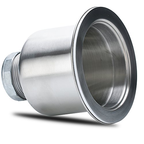3½ Inch Kitchen Sink Drain Assembly With DEEP Strainer Basket - 304 Stainless Steel Strainer and Drain Kit (Deep Basket)