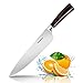 8-inch Chef Knife – Sharp Kitchen Knife with Japanese High Carbon Stainless Steel – Well-Balanced Chopping Knife with Ergonomic Pakka Wood Handle - Multipurpose Cooking Knife