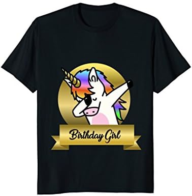 Unicorn Birthday Girl T-shirt