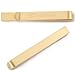 HONEY BEAR Mens Tie Clip Bar Normal Size Steel for Business Wedding Gift 5.4cm Gold