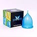Super Jennie, Top-Quality, Reusable Menstrual Cup, Eco-Friendly Alternative to Tampons, Large, Blue