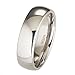7mm White Tungsten Carbide Polished Classic Wedding Ring Band