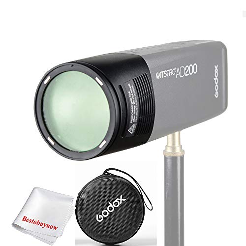 Godox Witstro H200R Round Flash Head for AD200 200Ws 2.4G TTL Flash Ring Flash Head with Storge Box