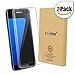 Galaxy S7 Edge Screen Protector [Full Coverage],Yootech [2-Pack] [Anti-Bubble] [HD Clear] Curved Edge to Edge Screen Protector for Samsung Galaxy S7 Edge