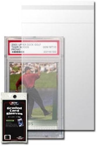1000 Graded Card Slab Display Sleeve Holder Bag