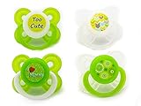 Avima Newborn Unisex Pacifiers, 0-6