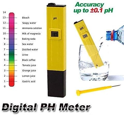 Digital PH Meter Tester Pocket Portable Pool Water Aquarium Hydroponic Wine New