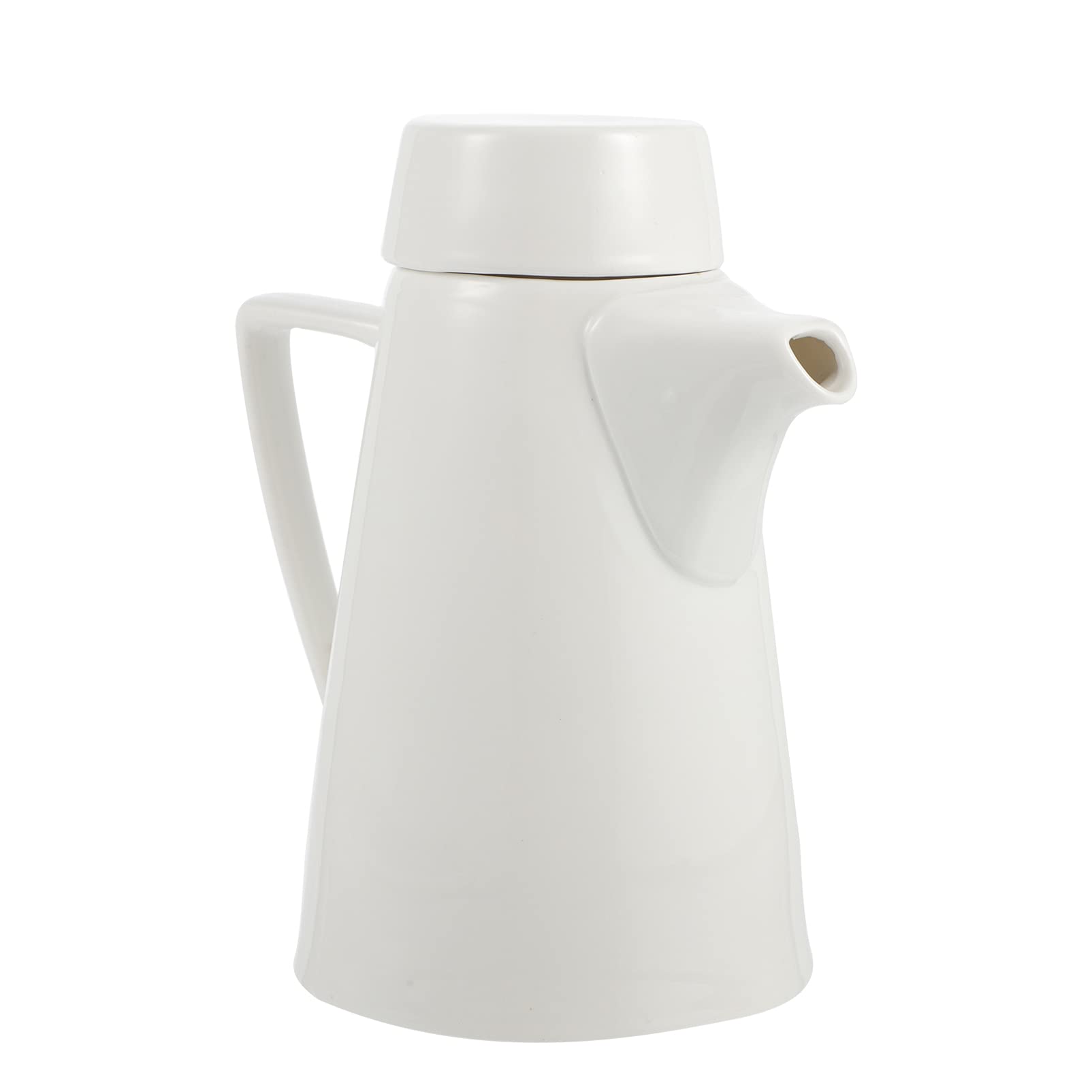 DOITOOL Milk Jug Ceramic Coffee Creamer Ceramic Water Pitcher Jug with Lid Small Water Milk Pitcher Beverage Dispenser Jar Jug for Home 850ml Glass Teapot Large Milk Jug Ceramic