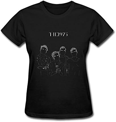 Ivantop The 1975 2016 fashion Women's T Shirt Black