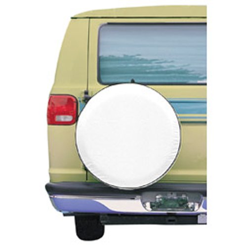 Classic Accessories 75100 OverDrive Custom Fit Spare Tire Cover, White, 21" - 22"