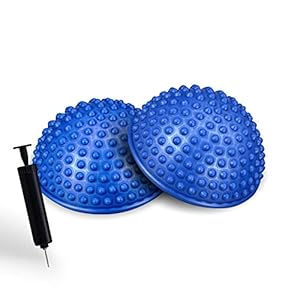 ResultSport-Hedgehog-Balance-Pods-2x-with-Pump-Half-Fitness-Domes-for-Foot-Massage-Balance-Stability-and-motor-skills-Training-Kids-and-Adults ResultSport 2Pcs Hedgehog Balance Pods with Pump - Half Fitness Domes for Foot Massage, Balance Stability and motor…