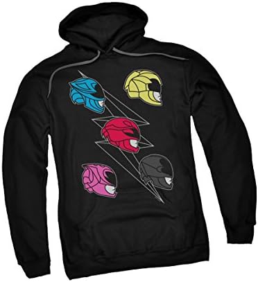 Line Helmets -- Power Rangers Movie Adult Hoodie Sweatshirt, Medium