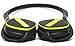 Jarv Joggerz PRO Sports Bluetooth Headphones with Built-in Microphone, Secure Neckband Design - 20 Hours of Run Time - Black/Green