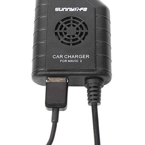 [DJI Mavic 2 Pro/Zoom Accessories] 3 in1 USB Car Charger Remote Control Battery Charger (Black, 15.7 x 2.7 x 8.1cm) - Thumbnail 7