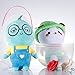 Joyclub 10 Inch Giant Easter Eggs, Plastic Huge, 3 Eggs + 4 Handles