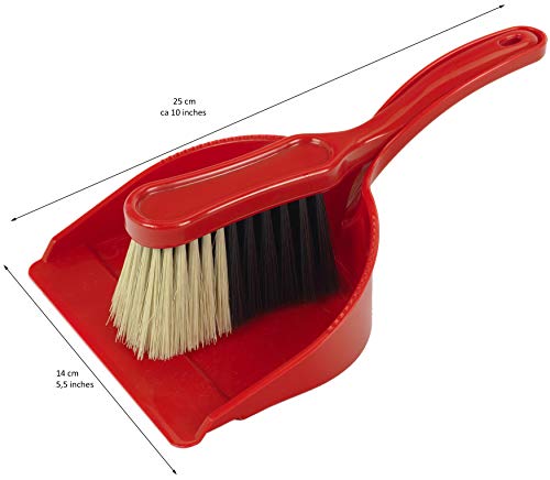 Theo Klein 6310 Classic Kehr-Set, 2-teilig I Kinderhandbesen-Set inkl. Kehrschaufel I Maße: 24 cm x 15 cm x 8 cm I Spielzeug für Kinder ab 3 Jahren – Bild 2