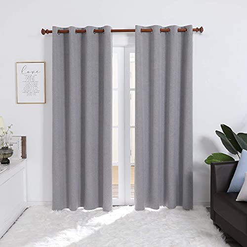 curtains with grey