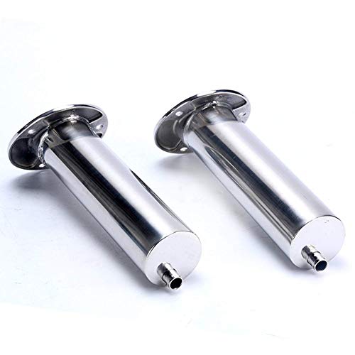 QIUXIANG-EU 2 Stück Bootszubehör Marine Edelstahl 316 Rutenhalter mit Drain Flush Mount Angelrutenstangenhalter 30 Grad – Bild 3