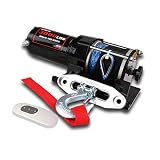 X-BULL 12V 3000LBS/1361KGS Electric Winch Synthetic Rope 10Meter Wireless ATV 4WD