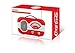 Coca-Cola Retro Desktop Vintage Style Am/FM Battery Operated Radio with Auxillary Input Red/White