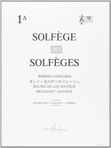 Solfege Des Solfeges Volume 1a Avec Accompagnement Amazon Fr Lavignac Albert Livres