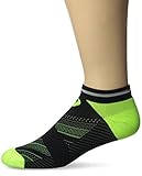 ASICS Lite-Show Low Cut Running Socks, Safety Yellow, Small