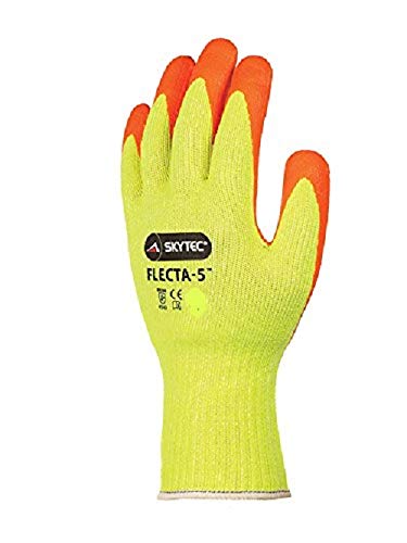 Skytec Gloves SKY83-XL Flecta-5 Glove, X-Large, Yellow/Orange