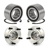 Front Rear Wheel Bearing And Hub Assembly Kit For