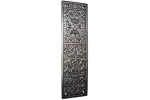 Adonai Hardware Decorative Brass Push Plate (9.9 Inch Melchizedek, Oil Rubbed Bronze)