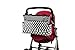 SoHo Collection, Classic Black & White Dot 7 pieces Diaper Tote Bag Set (Black & White)