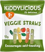 Kiddylicious Veggie Straws Box 10 Packs 9+ Months Baby Snack view 2