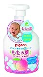 Pigeon Medicated Lotion Pump (Leaves of Peach) 450ml (Quasi-drug) (0 Months To) (Japan)
