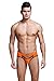 ONEFIT Men's Bulge Pouch G-String Micro Bikini Jockstrap Underwear Orange M