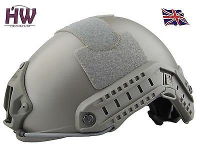 AIRSOFT MH TYPE OPS CORE FAST BASE JUMP HELMET GREEN OD FG WITH ARC RAILS @ HELMET WORLD
