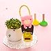 Tubicu Cute Cartoon Bear Silicone Embossed Mini Hand Sanitizer Disposable No Clean Detachable Cover Travel Portable Hangable Fruit-Scented Gel Leak Proof