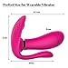 G-Spot Wearable Vibrator Butterfly Waterproof Vibrators Clitoris Masturbation Dildo Adult Sex Toys Invisible Wand USB Rechargeable Vagina Stimulator Massager with 9 Vibration Mode for Women Couples