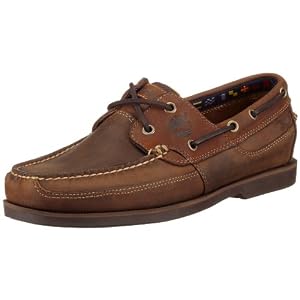 Timberland Men\'s Kia Wah Bay 2 Eyed Leather Casual Boat Shoes Dark Brown Size 10 Timberland Men main image 3
