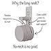 Dot Genie Google WiFi [Old Rectangular Plug – NOT Current Round Plug] Outlet Holder Mount Stand: No Messy Screws! (2-Pack)