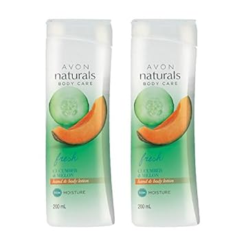 Avon Naturals Cucumber & Melon Body Lotion (set of 2 of 200ml each)